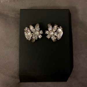 J. Crew Crystal Post Earrings